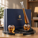Whiskykaraffel med baseball og to glass